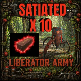 10 X SATIATED LEGENDARY MOD