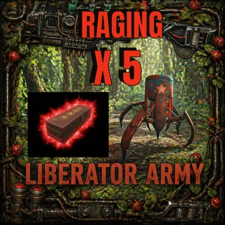 5 X RAGING LEGENDARY MOD