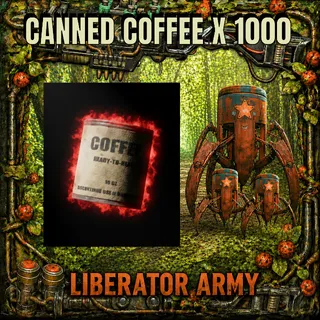 1000 X CANNED COFFEE