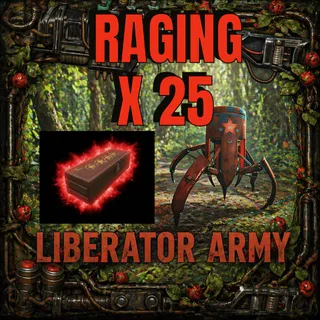 25 X RAGING LEGENDARY MOD