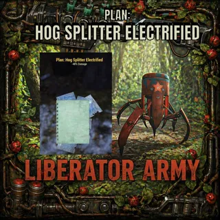 PLAN: HOG SPLITTER ELECTRIFIED