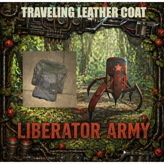 TRAVELING LEATHER COAT