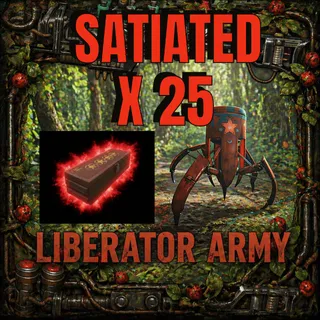 25 X SATIATED LEGENDARY MOD