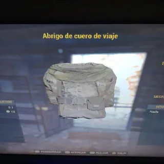 traveling leather coat