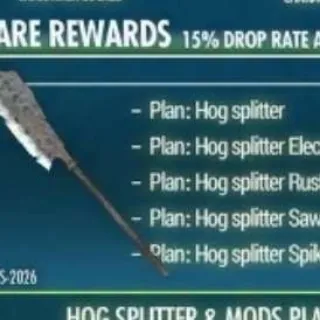 All Plans Hog Splitter Weapons Plans And Mods Plans