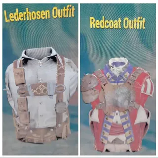 Redcoat+lederhosen Set