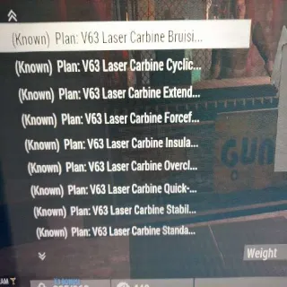 V63 Laser Carabine Plans