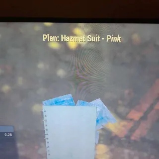 Hazmat Suite Pink Plan