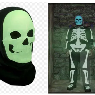 GLOWIN SKELETON COSTUME