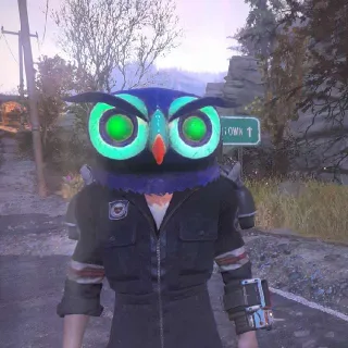 glowing owl mask