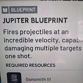 Jupiter Blueprint