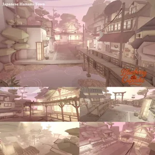 Japanese Hanami Town ⛩️