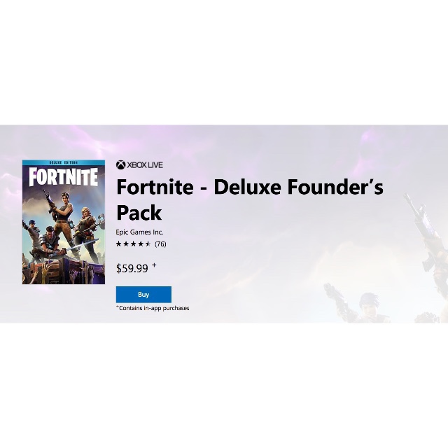 fortnite deluxe founder s pack xbox one digital code - fortnite founders pack code xbox