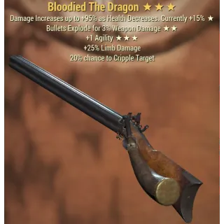 Bloodied Bullets Explode DRAGON
