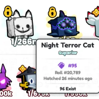 Night Terror Cat- PETS GO!