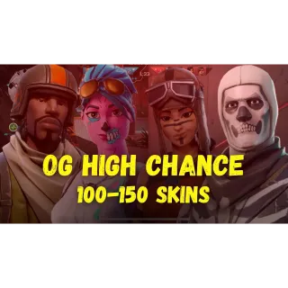 FORTNITE ACCOUNT  100-150 SKINS