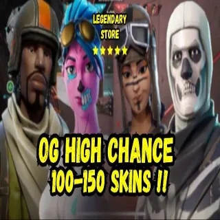 Account 100-150 Skins