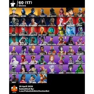 [PC/XBOX/PSN] 🔥 LVL 1580 🔥 60 SKINS🔥 NARUTO UZUMAKI🔥 SON GOKU🔥 CARBIDE🔥 DARK VOYAGER🔥 GENERAL GRIEVOUS🔥 RONIN🔥