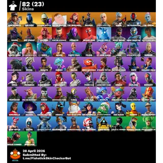[PC/XBOX/PSN] 🔥 LVL 2102 🔥 82 SKINS🔥 RENEGADE RAIDER🔥 SUBZERO🔥 PETER GRIFFIN🔥 PARADIGM🔥 RONIN🔥