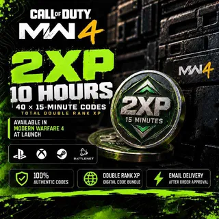MW4 - 10 Hours Double XP Boost