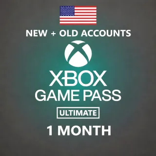 Xbox Game Pass Ultimate 1 Month Membership - US ONLY (NO STACKABLE)