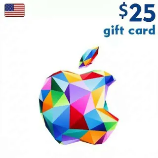 $25.00 Apple ITUNES GIFT CARD US ⚡FAST DELIVERY