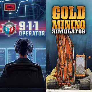 Simulator Bundle: Gold Mining Simulator and 911 Operator
