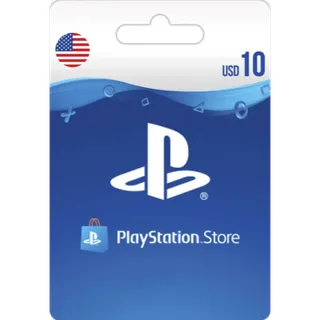 $10.00 USD PlayStation Store