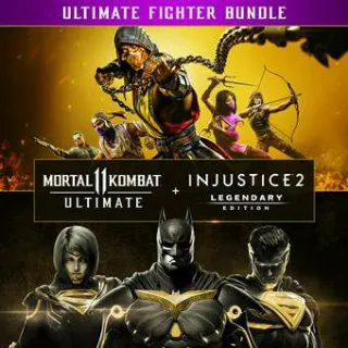 Mortal Kombat 11 Ultimate + Injustice 2 Leg. Edition Bundle [𝐈𝐍𝐒𝐓𝐀𝐍𝐓 𝐃𝐄𝐋𝐈𝐕𝐄𝐑𝐘]