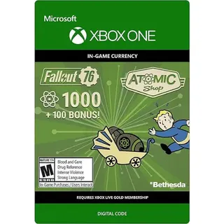 Fallout 76: 1000 (+100 Bonus) Atoms