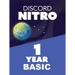 Discord Nitro Basic - 12 Months 