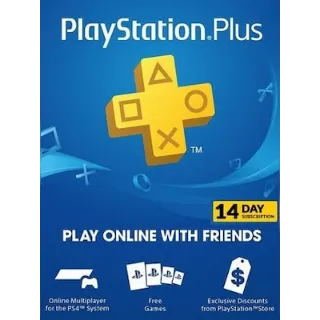 PLAYSTATION PLUS PREMIUM 14 DAY TRIAL