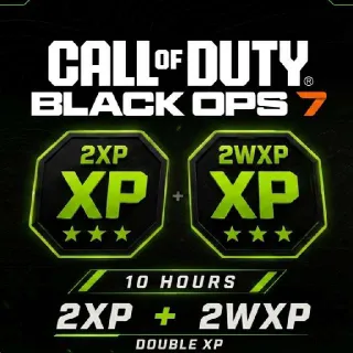 BO7 10 HOURS DOUBLE XP + 10 HOURS WEAPON XP