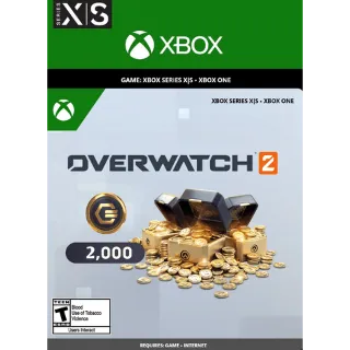 Overwatch 2: 2000 Coins Key GLOBAL 