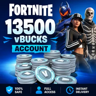 Fortnite 13500 Vbucks - Account
