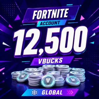 Fortnite 12500 Vbucks Account V-BUCKS