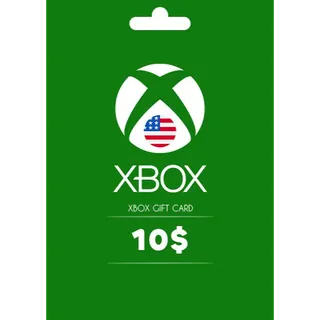 10 USD Xbox Gift Card USA