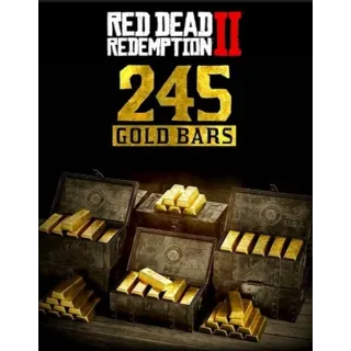 Red Dead Redemption 2: 245 Gold Bars Game Card GLOBAL