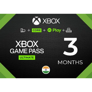 Game Pass Ultimate 3 Months INDIA