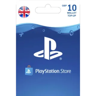 £10.00 GBP PlayStation Store