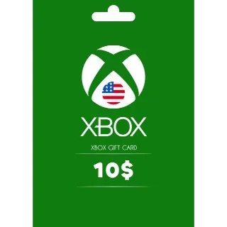 $10 USD Xbox Gift Card USA