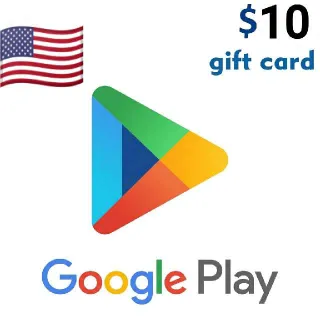 $10.00 Google Play GIFT CARD US ⚡FAST DELIVERY
