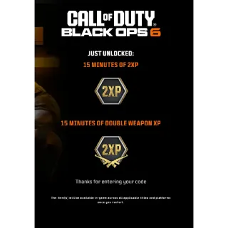 2XP DUAL 15 Min COD 6 MONSTER ENERGY