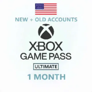Xbox Game Pass Ultimate 1 Month Membership - US ONLY (NO STACKABLE)