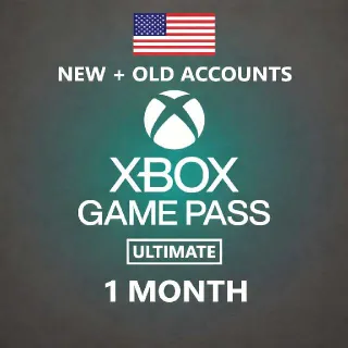 Xbox Game Pass Ultimate 1 Month Membership - US ONLY (NO STACKABLE)