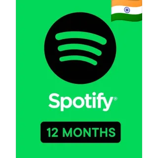 Spotify Premium 12 Months Key - INDIA KEY License 