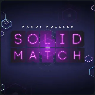 Hanoi Puzzles Solid Match