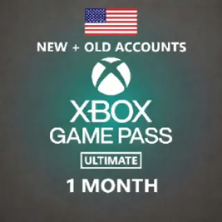 Xbox Game Pass Ultimate 1 Month Membership - US ONLY (NO STACKABLE)