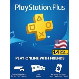 PLAYSTATION PLUS PREMIUM 14 DAY TRIAL (only for new account)