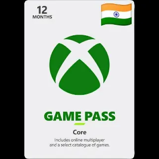 XBOX GAME PASS CORE 12 MONTHS